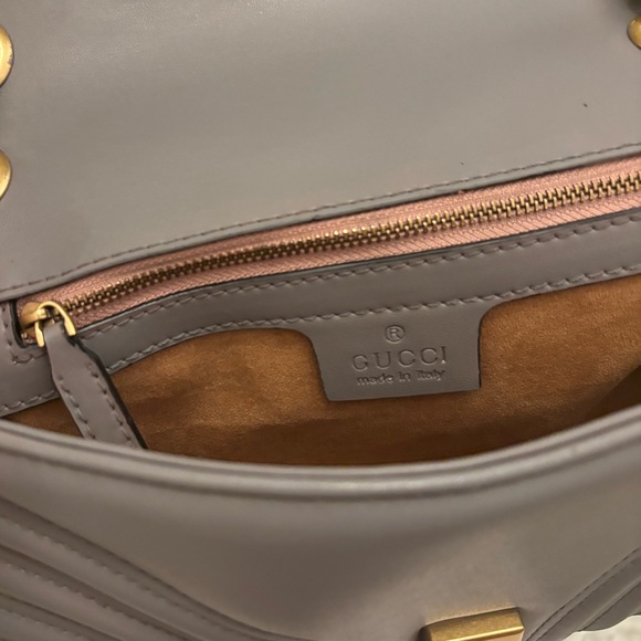 Luxury DESIGNER INSPIRED G G Marmont Leather Shoulder Bag - Picture 11 of 13